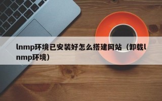 哈尔滨lnmp环境已安装好怎么搭建网站（卸载lnmp环境）
